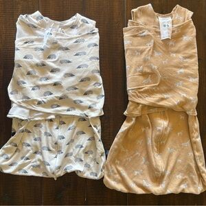 Halo Kids Pajama Set - Cream and Tan